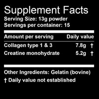 Ailon Naturals Power builder - Bioactive sports collagen & Creatine 